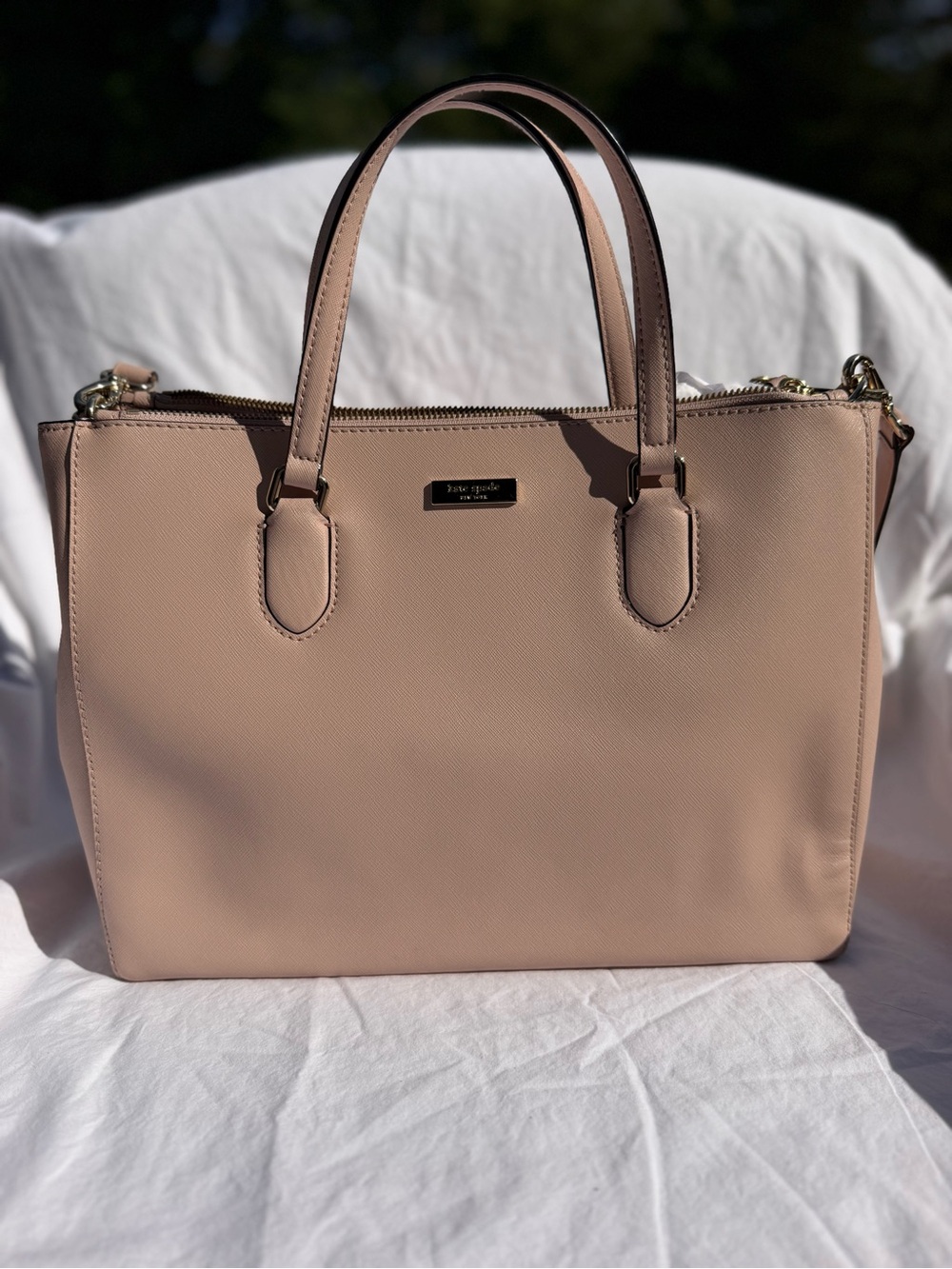 kate spade Pale Blush Leather Satchel